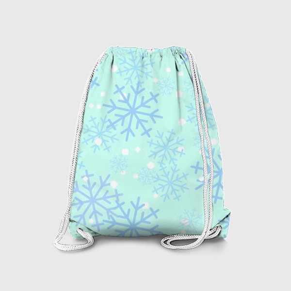 Рюкзак «Снежинки паттерн»
