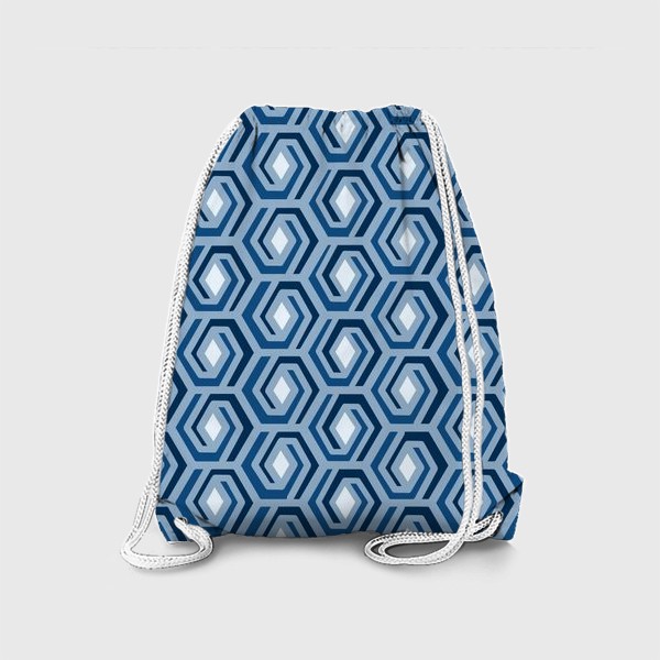 Рюкзак «Синяя геометрия»
