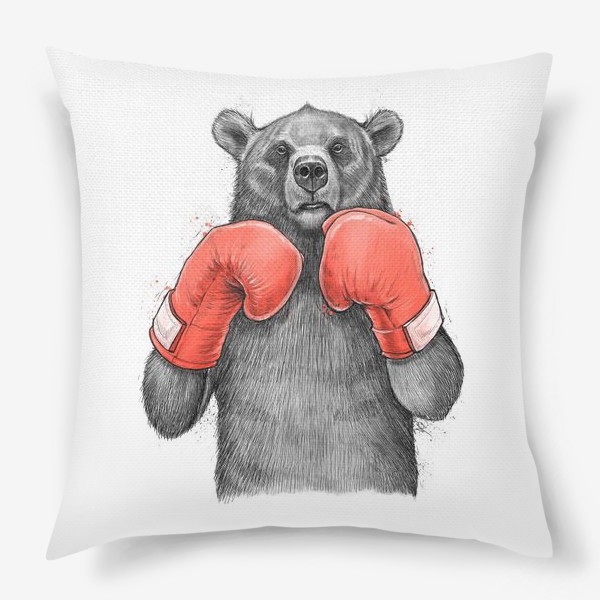 Подушка «Медведь боксер»