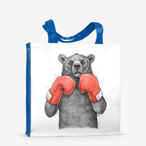 Сумка-шоппер «Медведь боксер»
