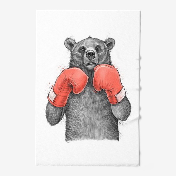 Полотенце «Медведь боксер»