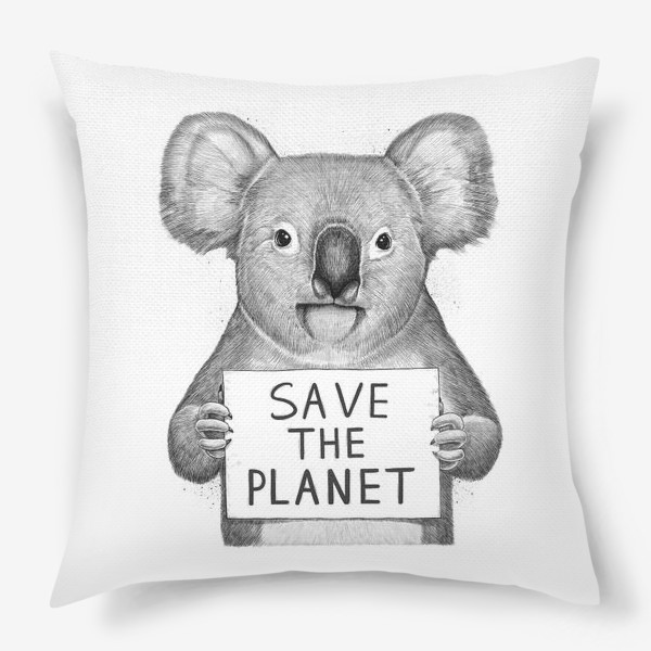 Подушка «Коала save the planet»
