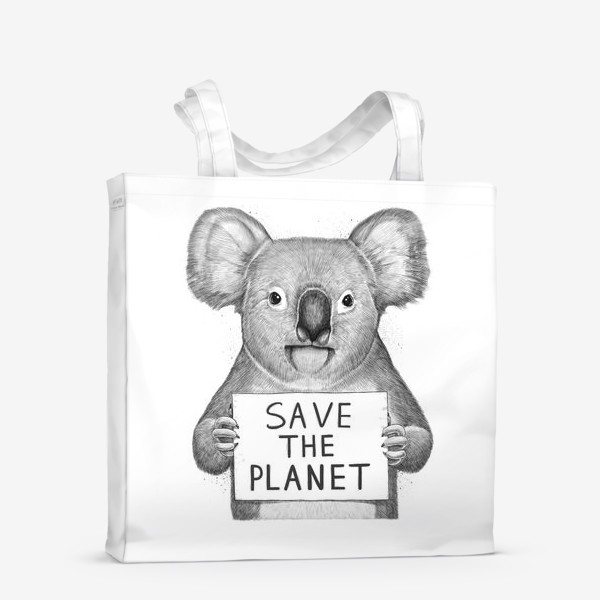 Сумка-шоппер «Коала save the planet»