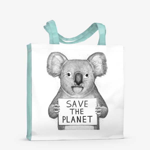 Сумка-шоппер «Коала save the planet»