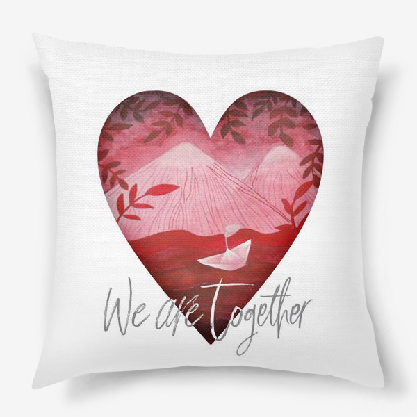 Подушка «Мы вместе»