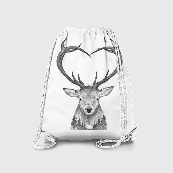 Рюкзак «Олень с сердцем»