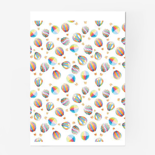 Постер «Паттерн с воздушными шарами»