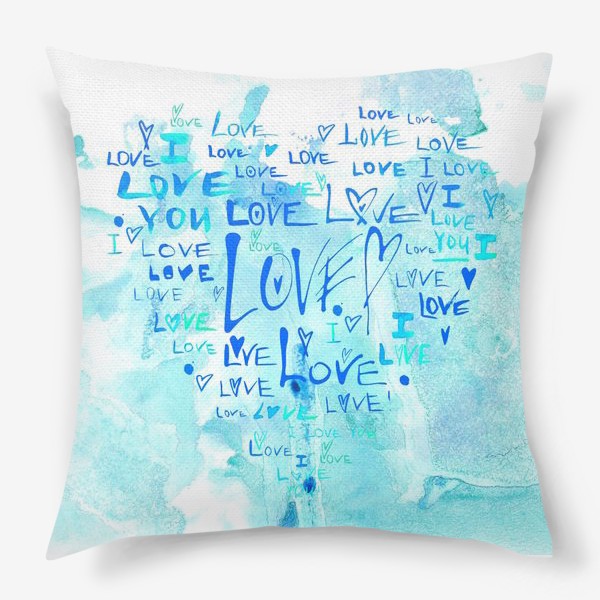 Подушка «Любовь...Любовь...Любовь...»