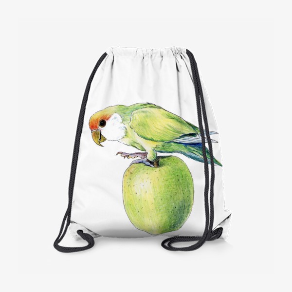Рюкзак «попугай на яблоке»