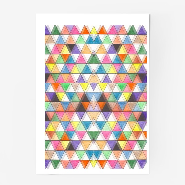 Постер &laquo;Цветовой треугольник&raquo;
