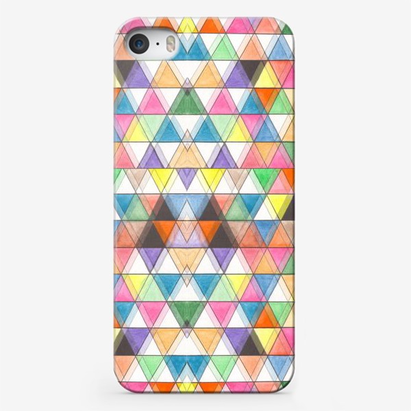 Чехол iPhone «Цветовой треугольник»