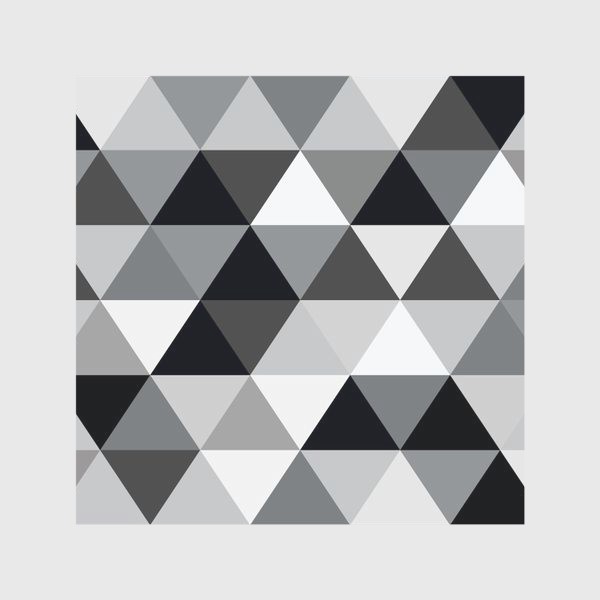 Скатерть «Монохромный паттерн из треугольников»