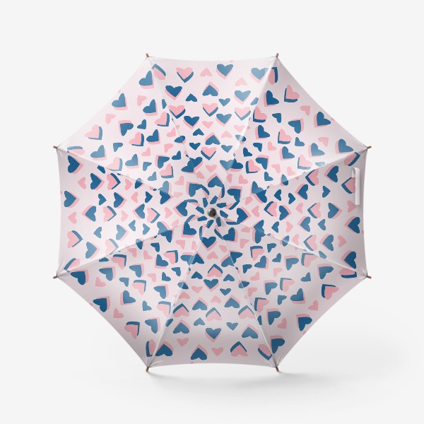 Зонт «Абстрактные сердечки»