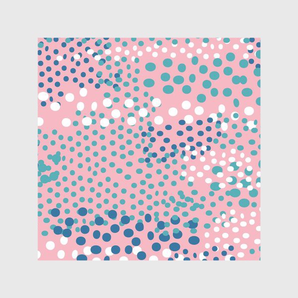 Скатерть &laquo;абстрактный розовый фон с точками&raquo;