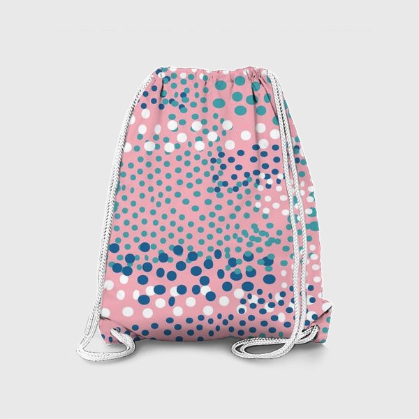 Рюкзак «абстрактный розовый фон с точками»