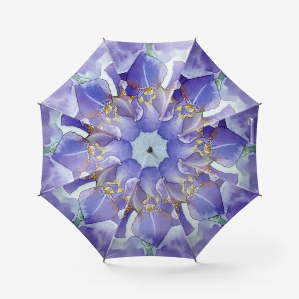 Зонт «Акварельный Ирис»