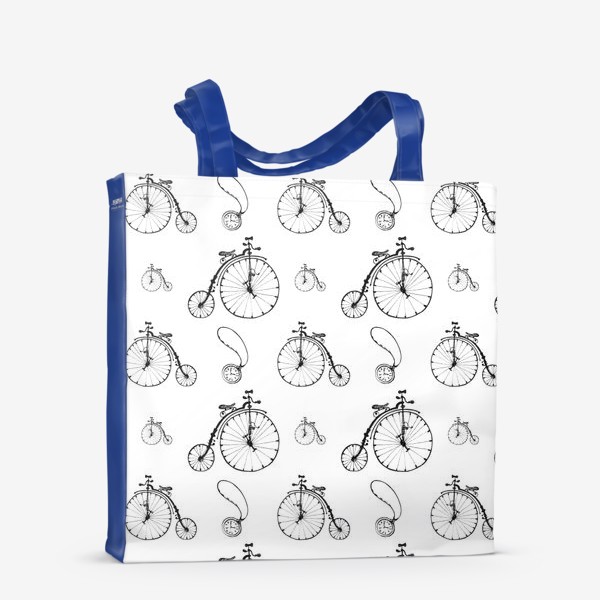 Сумка-шоппер «Ретро велосипеды»