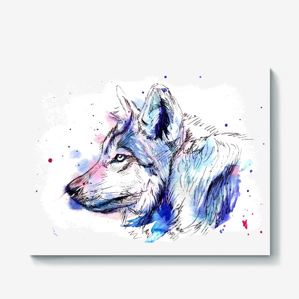 Холст «Волк»