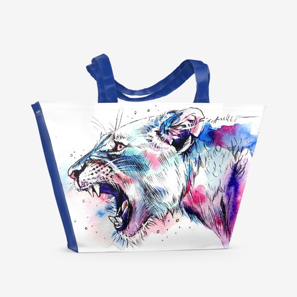 Пляжная сумка «Львица»