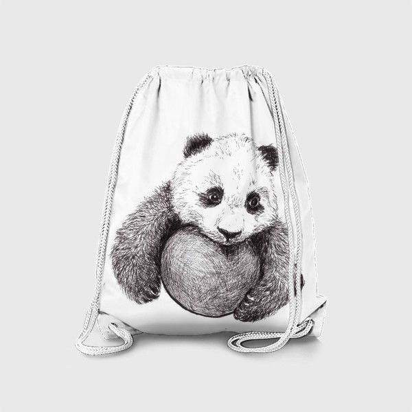 Рюкзак «детеныш панды с мячем»