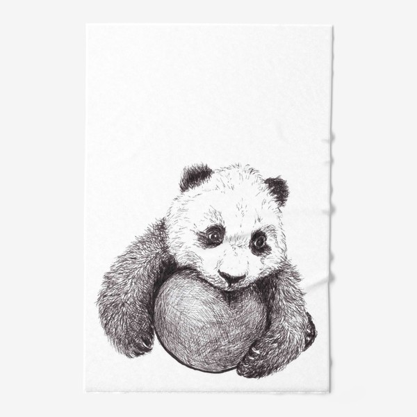 Полотенце «детеныш панды с мячем»