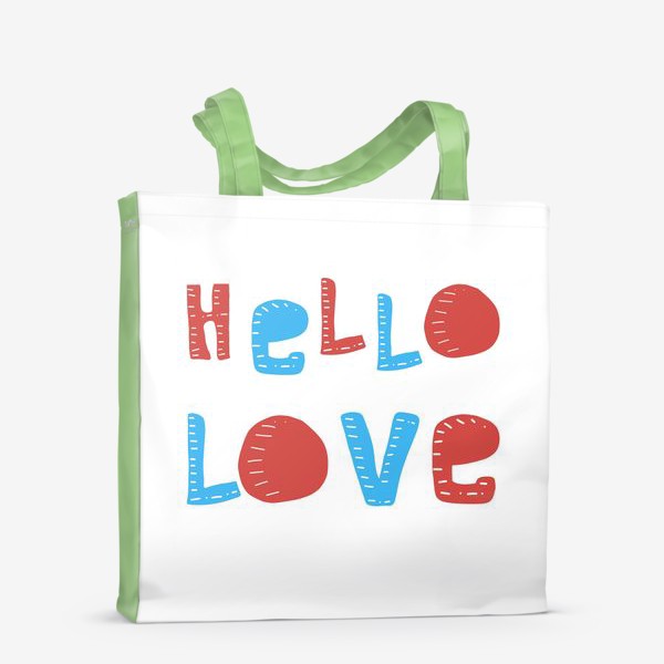 Сумка-шоппер «HELLO LOVE»