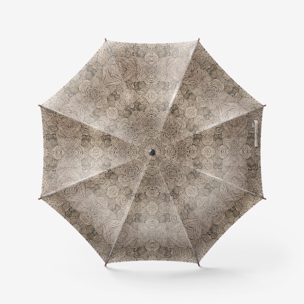 Зонт «Бежевый паттерн»