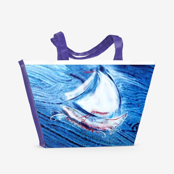 Пляжная сумка «кораблик»