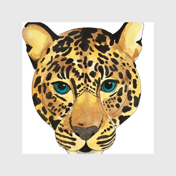 Шторы «Морда леопарда»