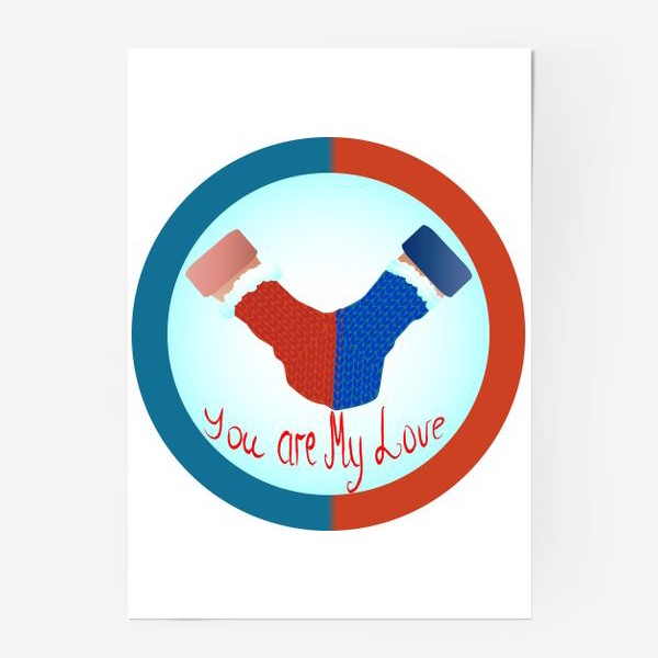 Постер «Любовь, одна варежка на двоих»