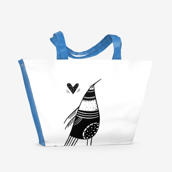 Пляжная сумка «Птицы*4»