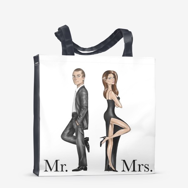 Сумка-шоппер «Mr. & Mrs.»