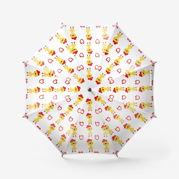 Зонт «Влюбленный утенок»