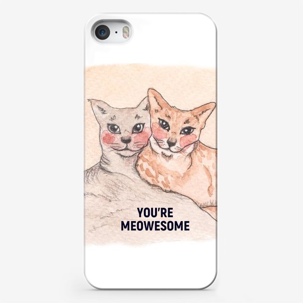 Чехол iPhone «you're meowesome»