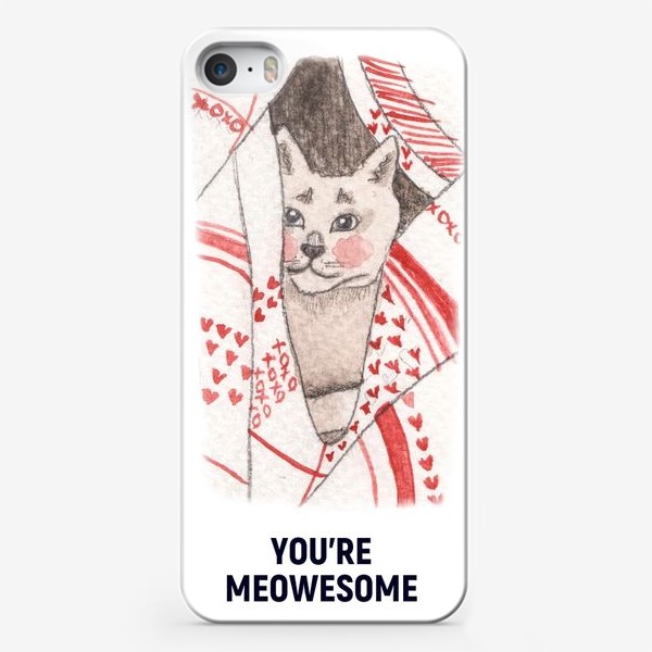 Чехол iPhone «You're meowesome »