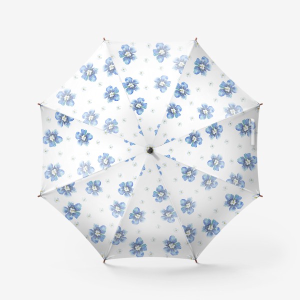 Зонт «Паттерн из весенних цветов»