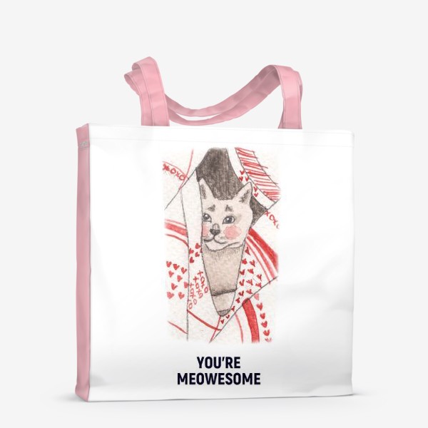 Сумка-шоппер «You're meowesome »