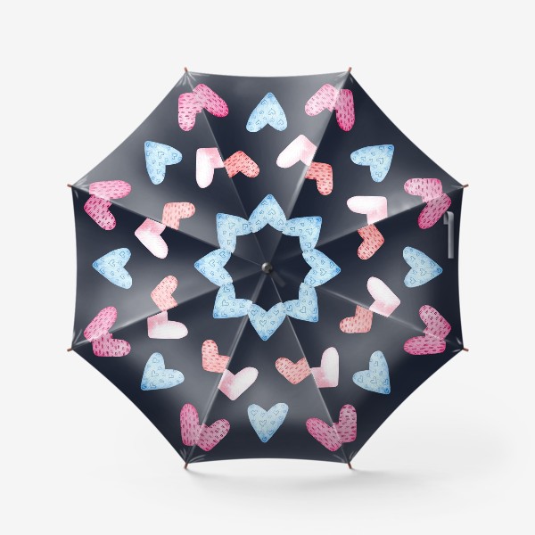 Зонт «Сердечки»
