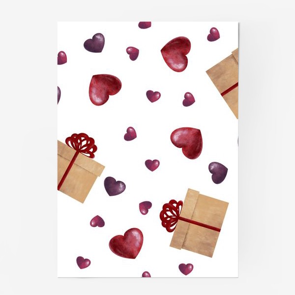Постер «Сердечный подарок»