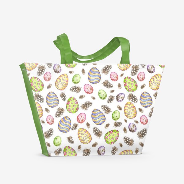 Пляжная сумка «Пасхальные яйца»