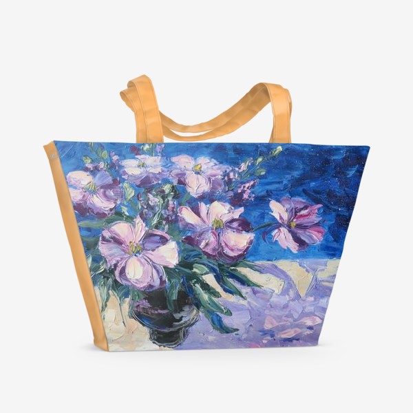 Пляжная сумка «Букет цветов»