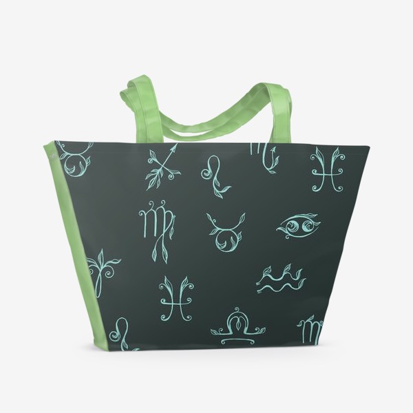 Пляжная сумка «зодиакальный принт»