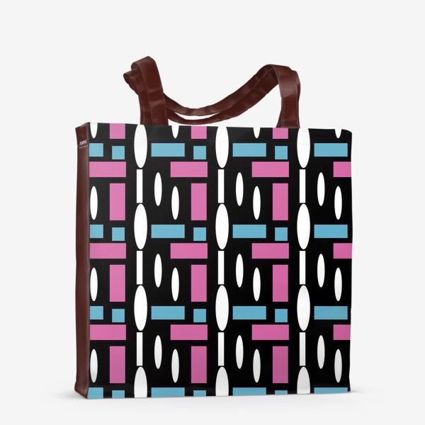 Сумка-шоппер &laquo;Seamless colourful pattern geometric backgrounds&raquo;