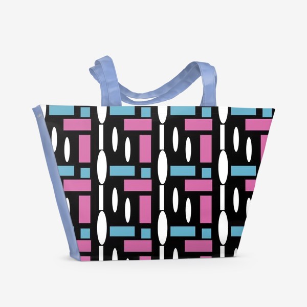 Пляжная сумка &laquo;Seamless colourful pattern geometric backgrounds&raquo;