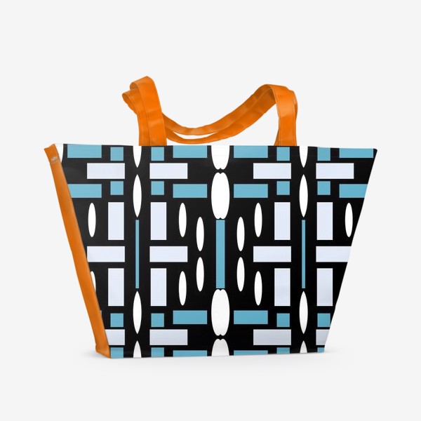 Пляжная сумка &laquo;Seamless colourful pattern geometric backgrounds&raquo;