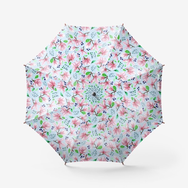 Зонт «Магнолии. весенний паттерн»