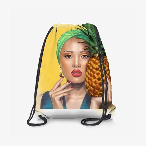 Рюкзак «Девушка и ананас»