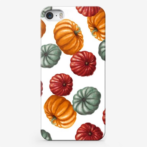 Чехол iPhone «цветные тыквы»