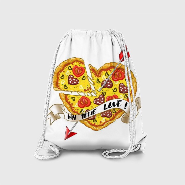 Рюкзак «любовь это пицца»