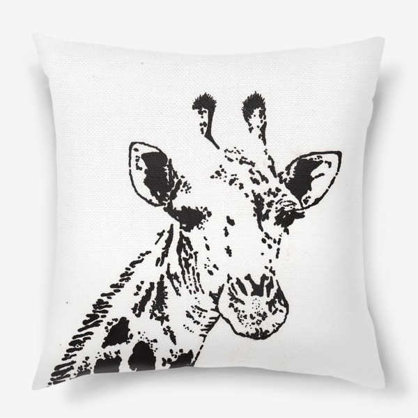 Подушка «Графический жираф»
